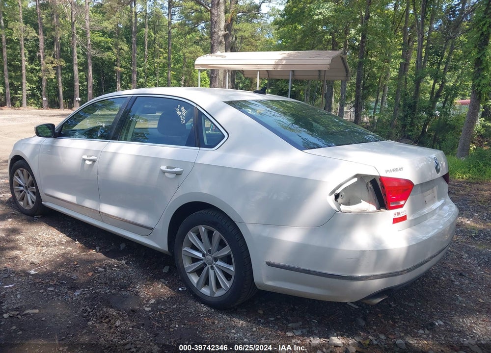 2013 VOLKSWAGEN PASSAT 2.5L SEL VIN: 1VWCP7A38DC013719