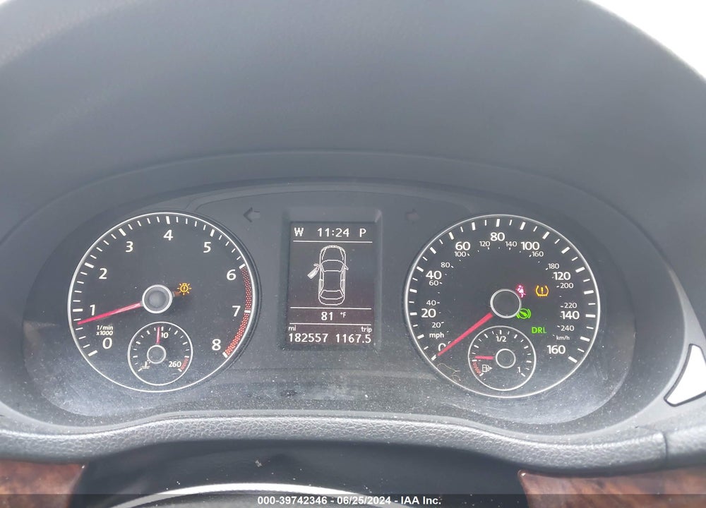 2013 VOLKSWAGEN PASSAT 2.5L SEL VIN: 1VWCP7A38DC013719