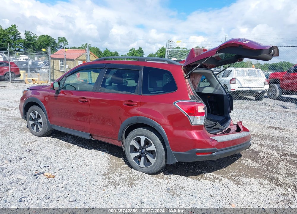 2018 SUBARU FORESTER 2.5I PREMIUM VIN: JF2SJADC7JH451544