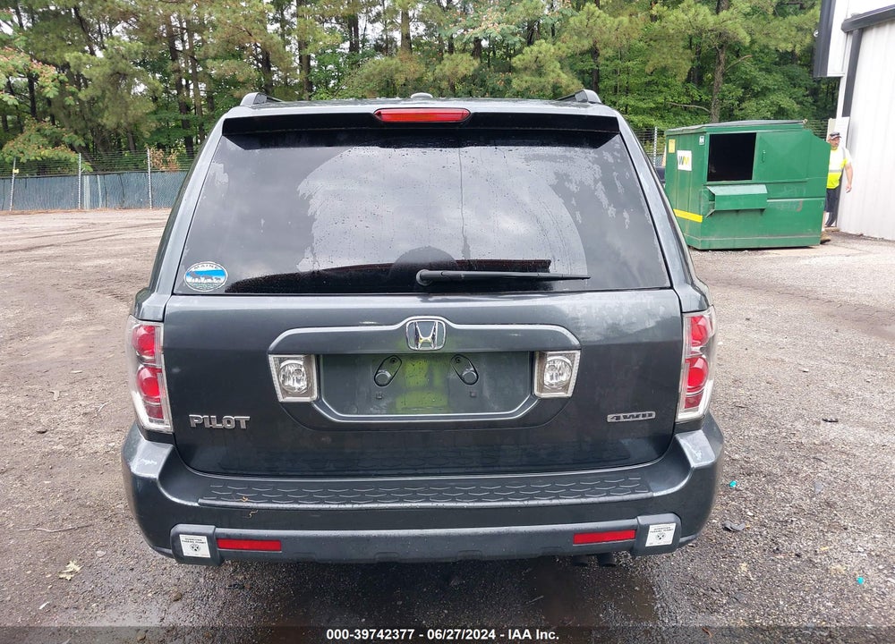 2006 HONDA PILOT EX-L VIN: 2HKYF18596H563549