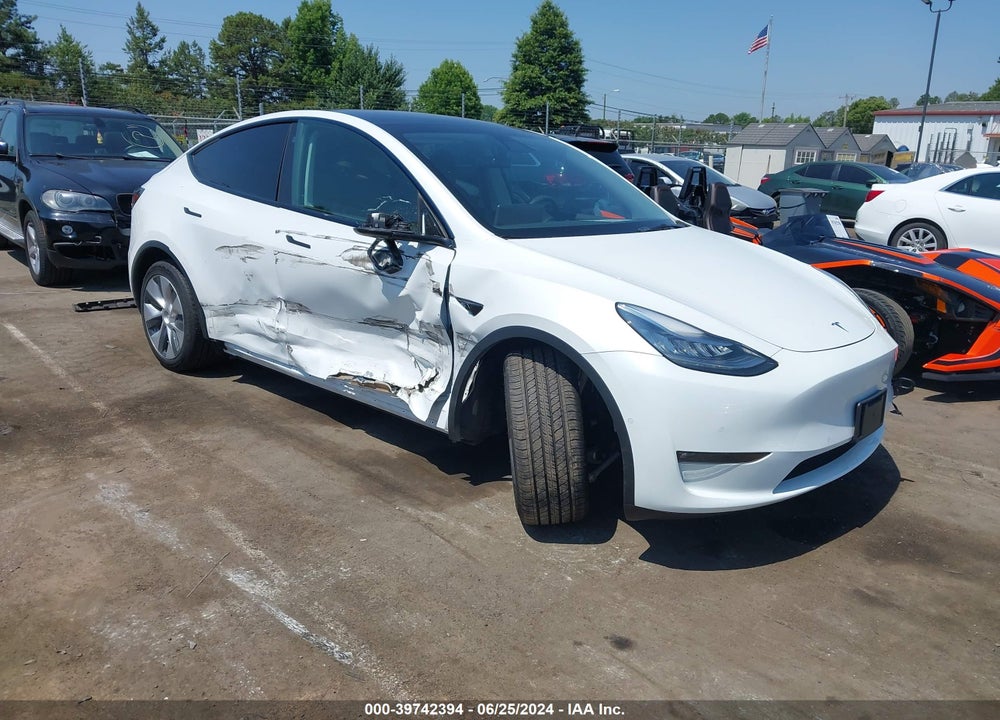 2021 TESLA MODEL Y LONG RANGE DUAL MOTOR ALL-WHEEL DRIVE VIN: 5YJYGDEE3MF157068
