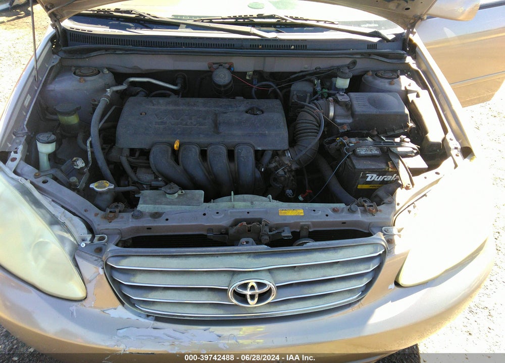 2003 TOYOTA COROLLA LE VIN: 2T1BR32E53C009277