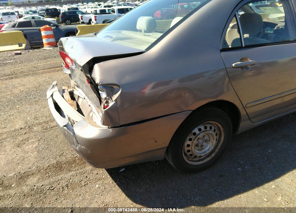 2003 TOYOTA COROLLA LE VIN: 2T1BR32E53C009277
