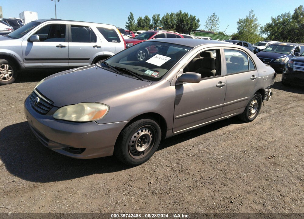 2003 TOYOTA COROLLA LE VIN: 2T1BR32E53C009277