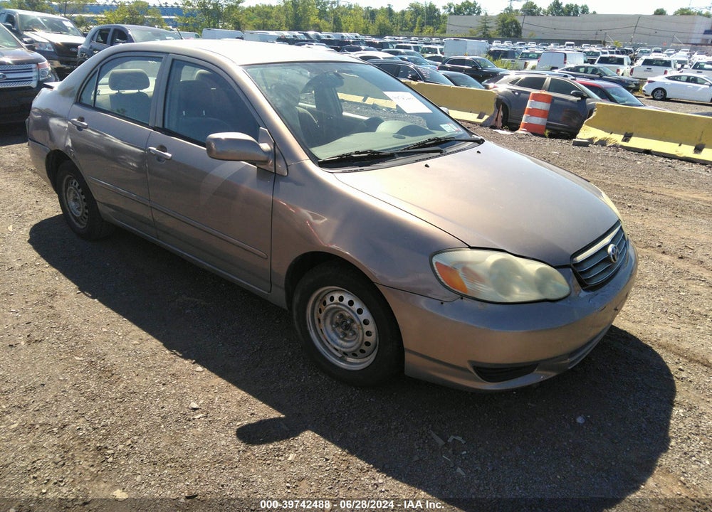 2003 TOYOTA COROLLA LE VIN: 2T1BR32E53C009277
