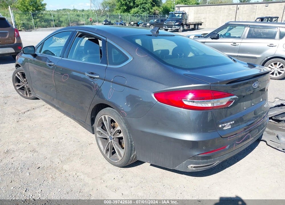 2019 FORD FUSION TITANIUM VIN: 3FA6P0D95KR241933