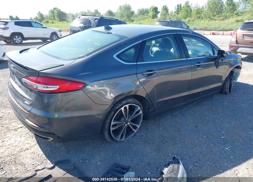 2019 FORD FUSION TITANIUM VIN: 3FA6P0D95KR241933