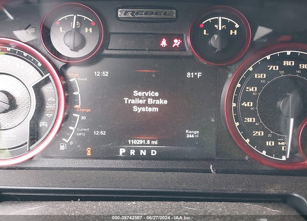 2017 RAM 1500 REBEL 4X4 5'7 BOX VIN: 1C6RR7YT7HS507408