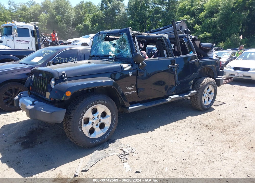 2013 JEEP WRANGLER UNLIMITED SAHARA VIN: 1C4BJWEG6DL691621