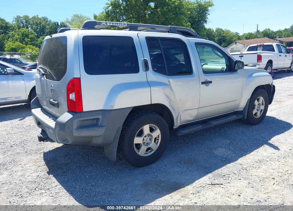 2008 NISSAN XTERRA S VIN: 5N1AN08UX8C501433