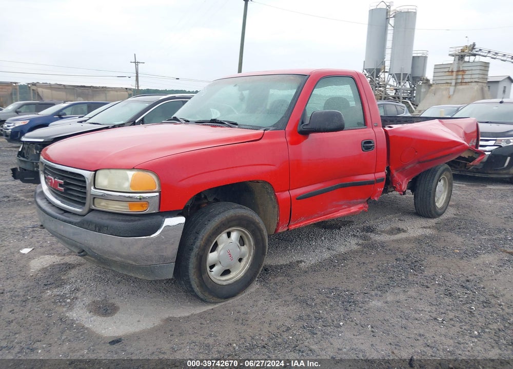 1999 GMC SIERRA 1500 SL VIN: 1GTEK14T4XE508656