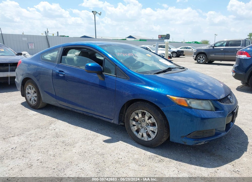 2012 HONDA CIVIC LX VIN: 2HGFG3B5XCH535127