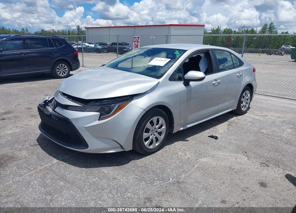 2022 TOYOTA COROLLA LE VIN: 5YFEPMAE6NP389906