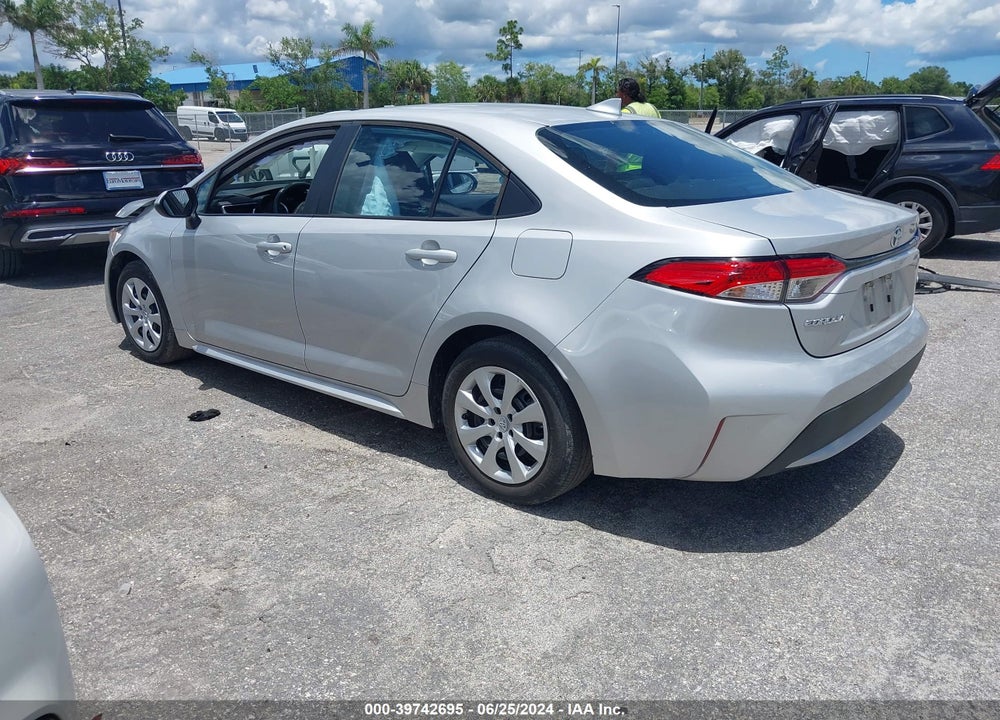 2022 TOYOTA COROLLA LE VIN: 5YFEPMAE6NP389906