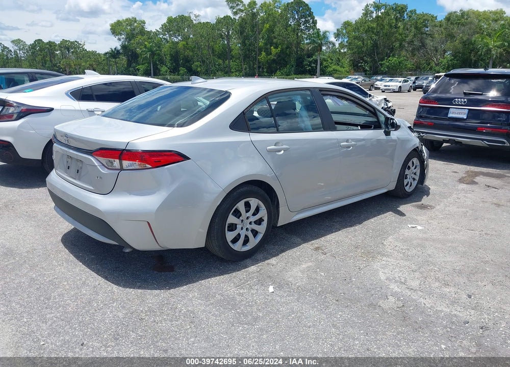 2022 TOYOTA COROLLA LE VIN: 5YFEPMAE6NP389906