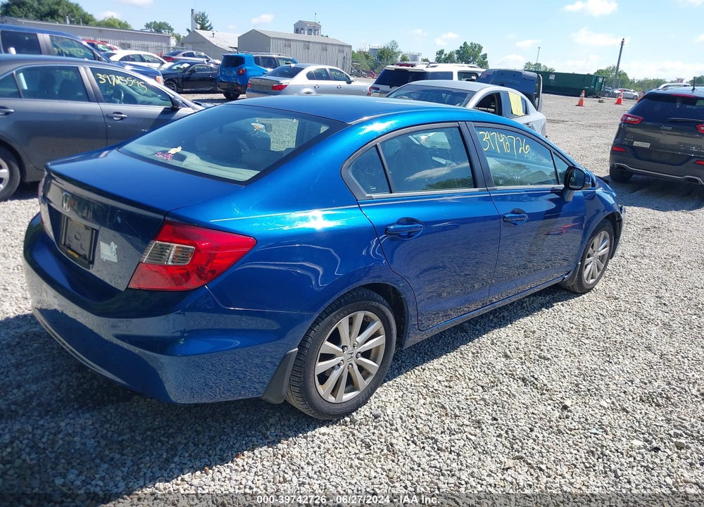 2012 HONDA CIVIC EX VIN: 19XFB2F87CE037006