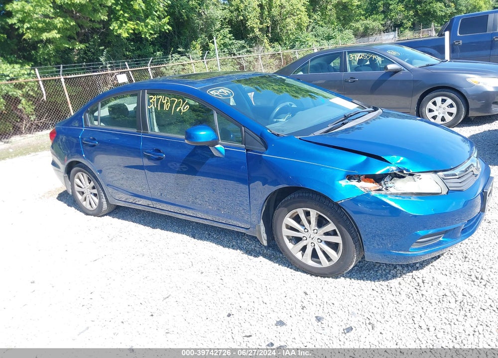 2012 HONDA CIVIC EX VIN: 19XFB2F87CE037006