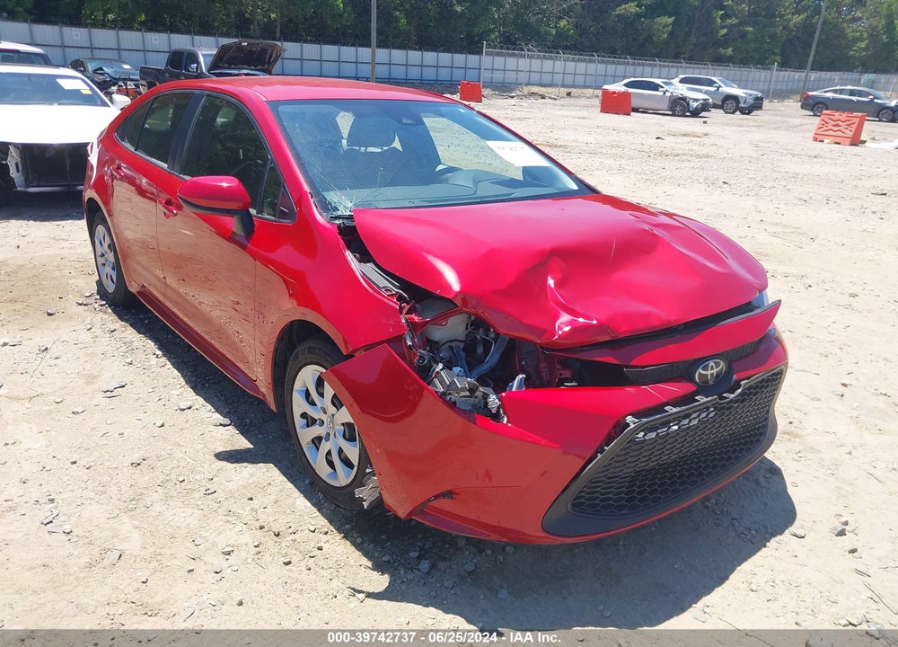 2021 TOYOTA COROLLA LE VIN: JTDEPMAE3MJ188208