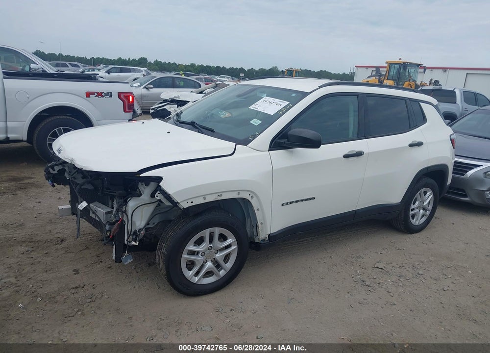 2018 JEEP COMPASS SPORT FWD VIN: 3C4NJCAB5JT495420