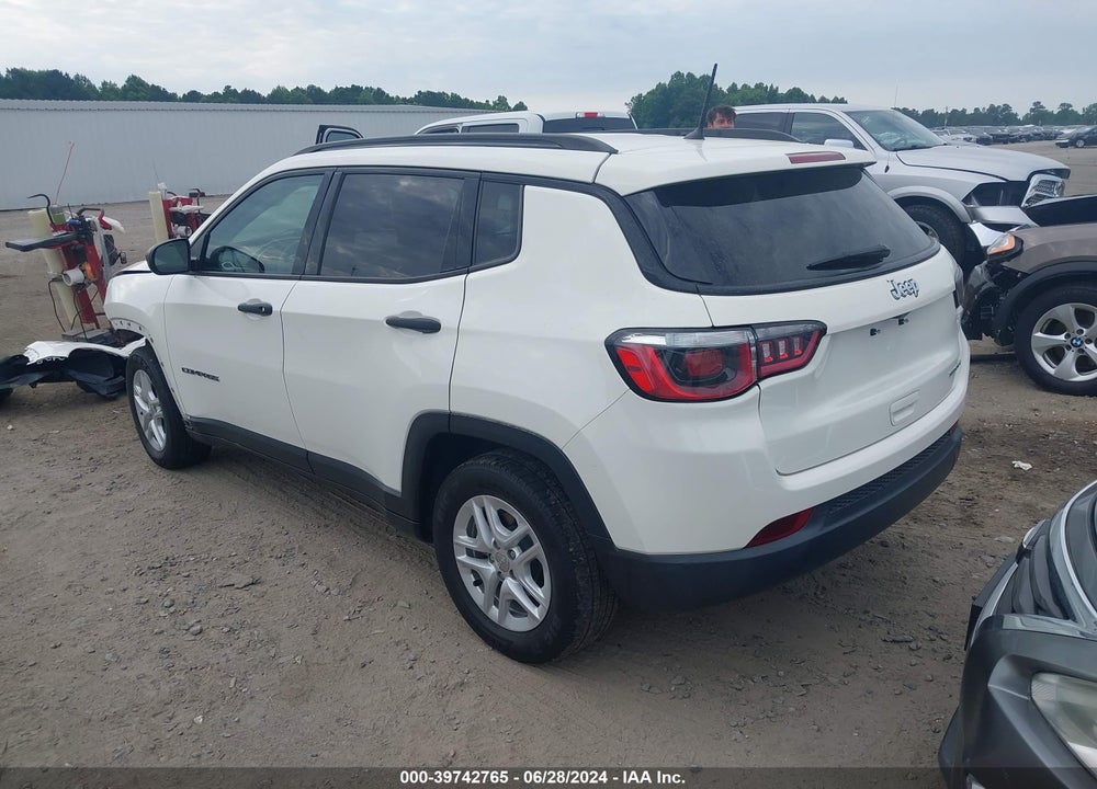 2018 JEEP COMPASS SPORT FWD VIN: 3C4NJCAB5JT495420