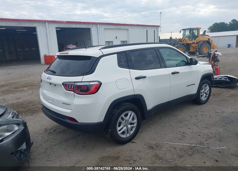 2018 JEEP COMPASS SPORT FWD VIN: 3C4NJCAB5JT495420