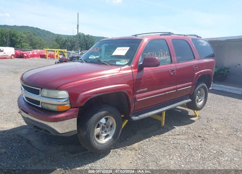 2002 CHEVROLET TAHOE LT VIN: 1GNEK13Z22J256368