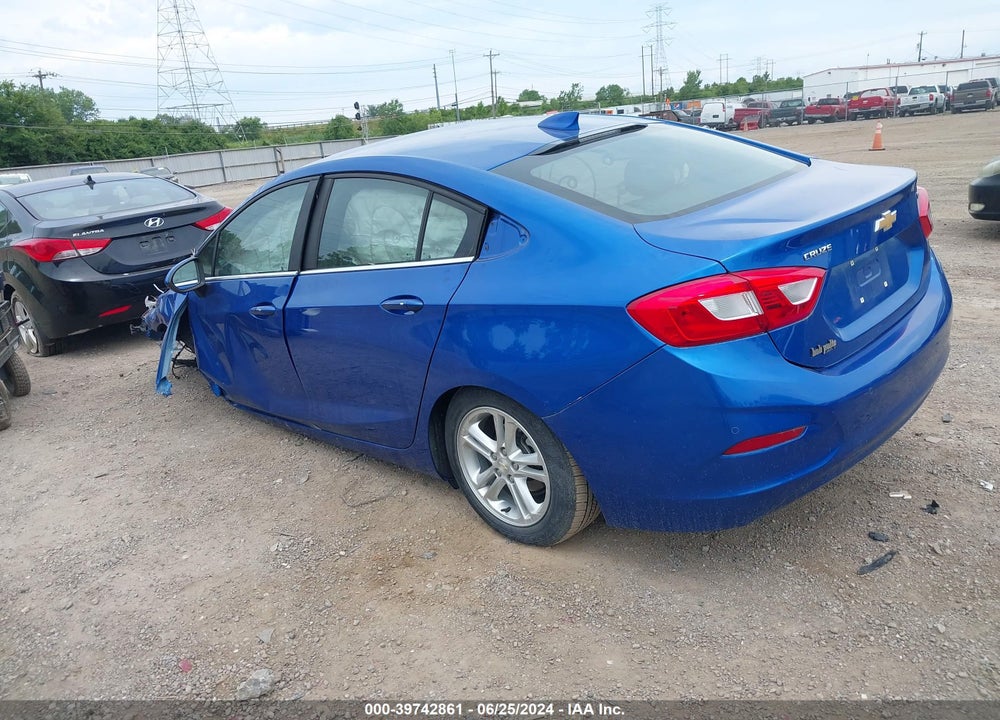 2016 CHEVROLET CRUZE LT AUTO VIN: 1G1BE5SM2G7243004
