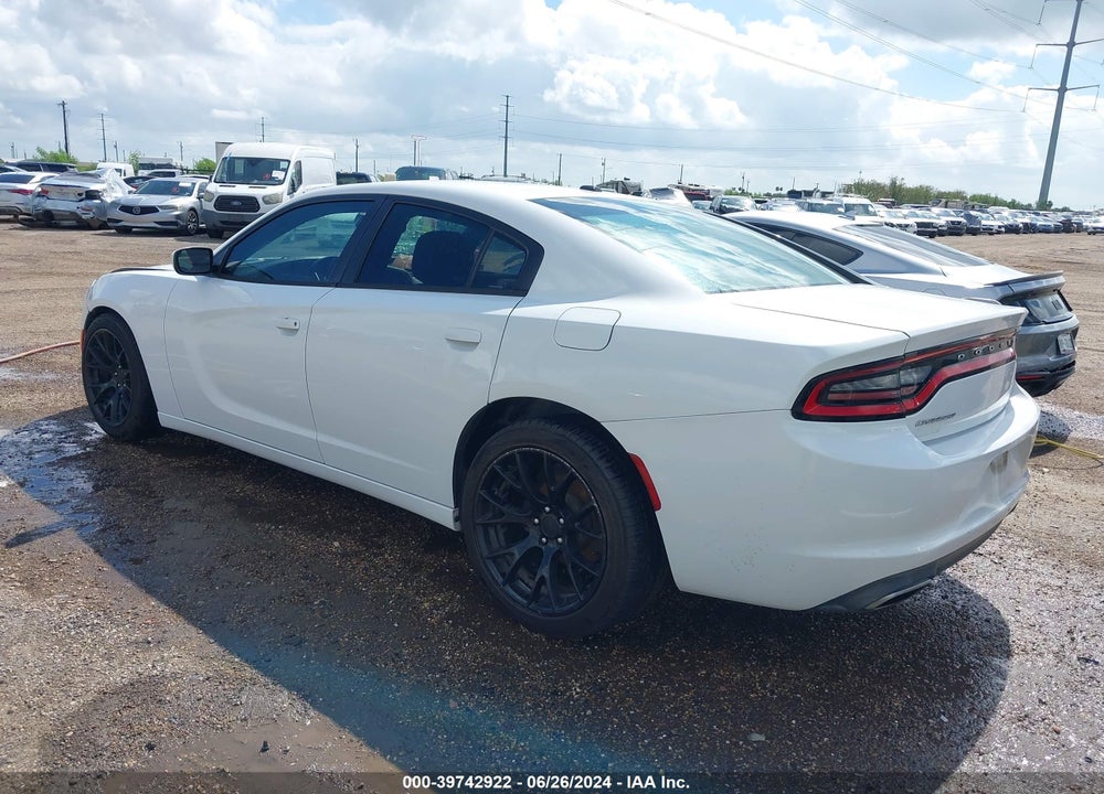2015 DODGE CHARGER SE VIN: 2C3CDXBG5FH840322