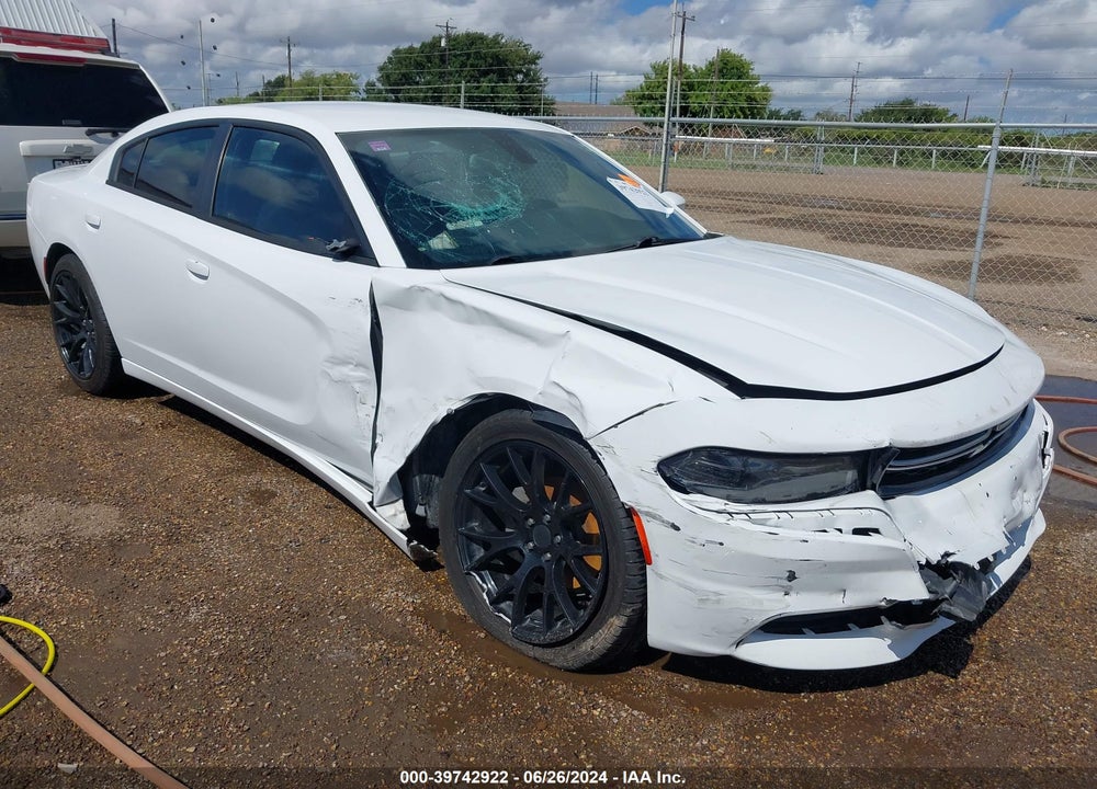 2015 DODGE CHARGER SE VIN: 2C3CDXBG5FH840322