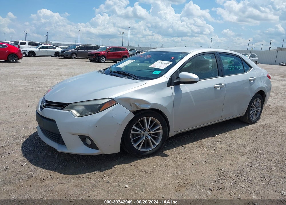 2014 TOYOTA COROLLA LE PLUS VIN: 2T1BURHE0EC099529