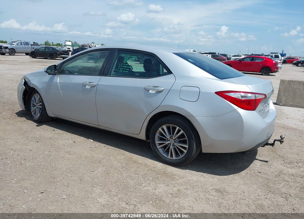 2014 TOYOTA COROLLA LE PLUS VIN: 2T1BURHE0EC099529