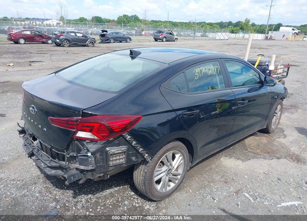 2019 HYUNDAI ELANTRA SEL VIN: KMHD84LF7KU814252