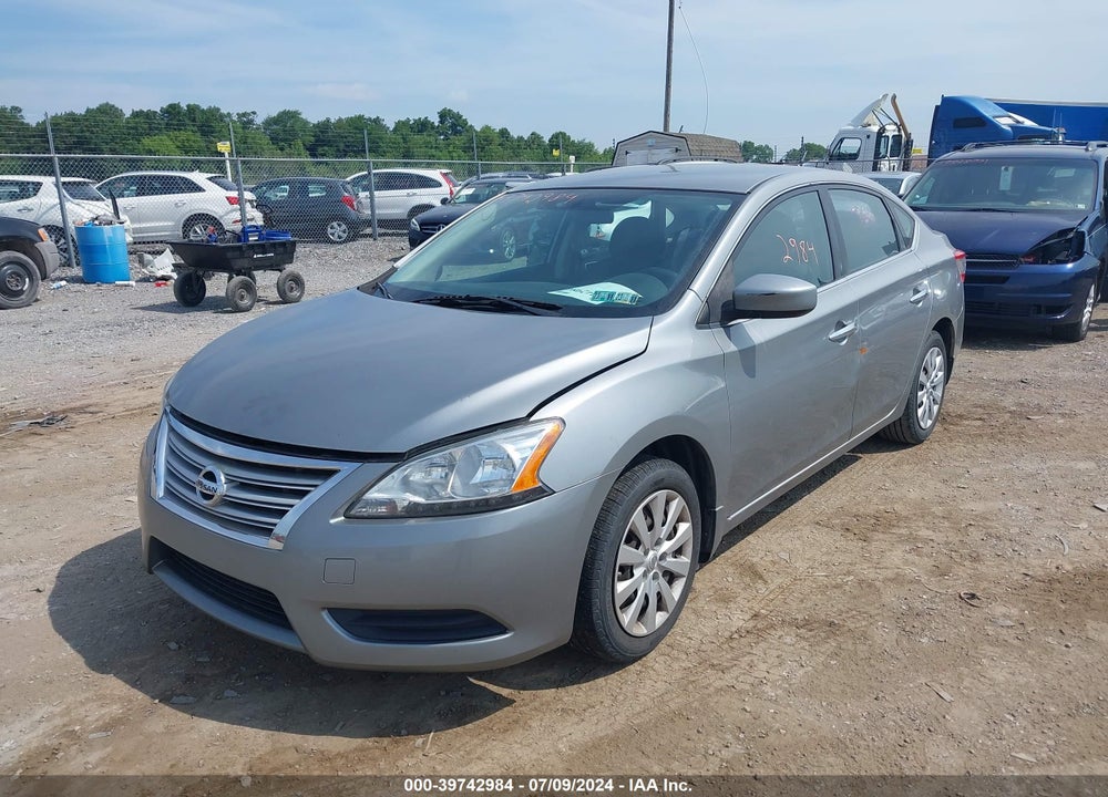 2014 NISSAN SENTRA S VIN: 3N1AB7AP1EL615379