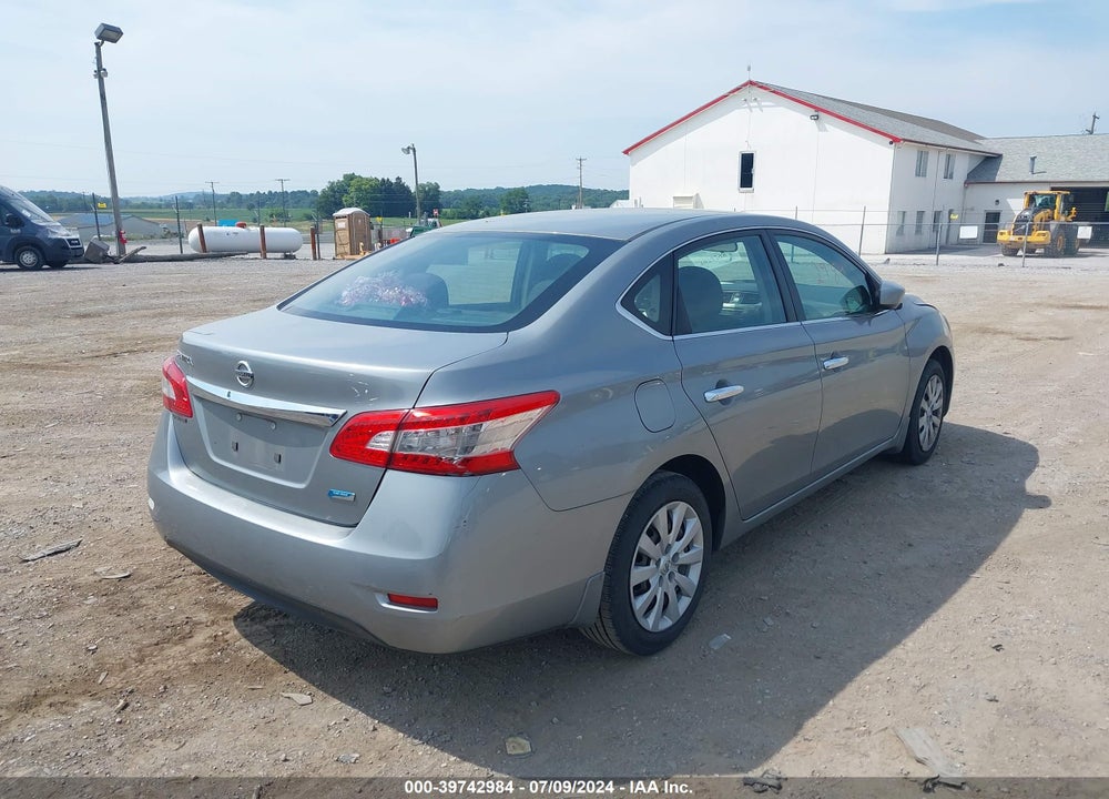 2014 NISSAN SENTRA S VIN: 3N1AB7AP1EL615379