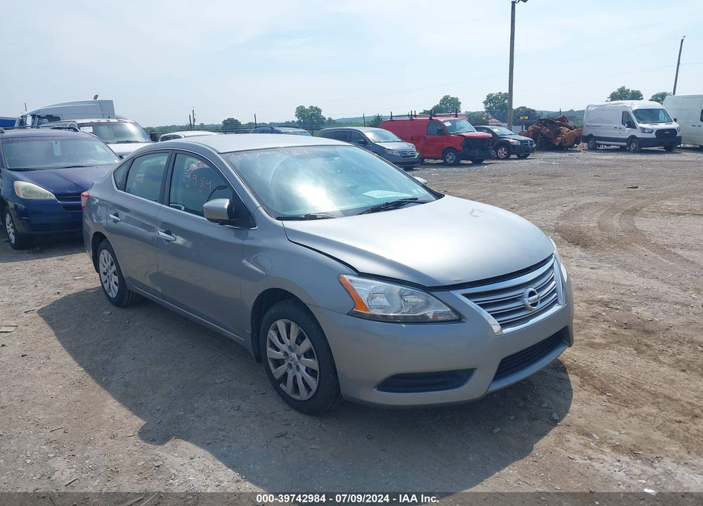 2014 NISSAN SENTRA S VIN: 3N1AB7AP1EL615379
