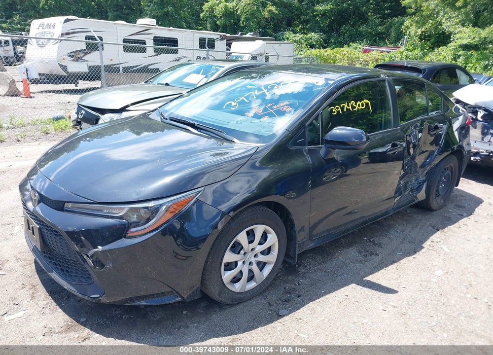 2022 TOYOTA COROLLA LE VIN: JTDEPMAE0NJ223255