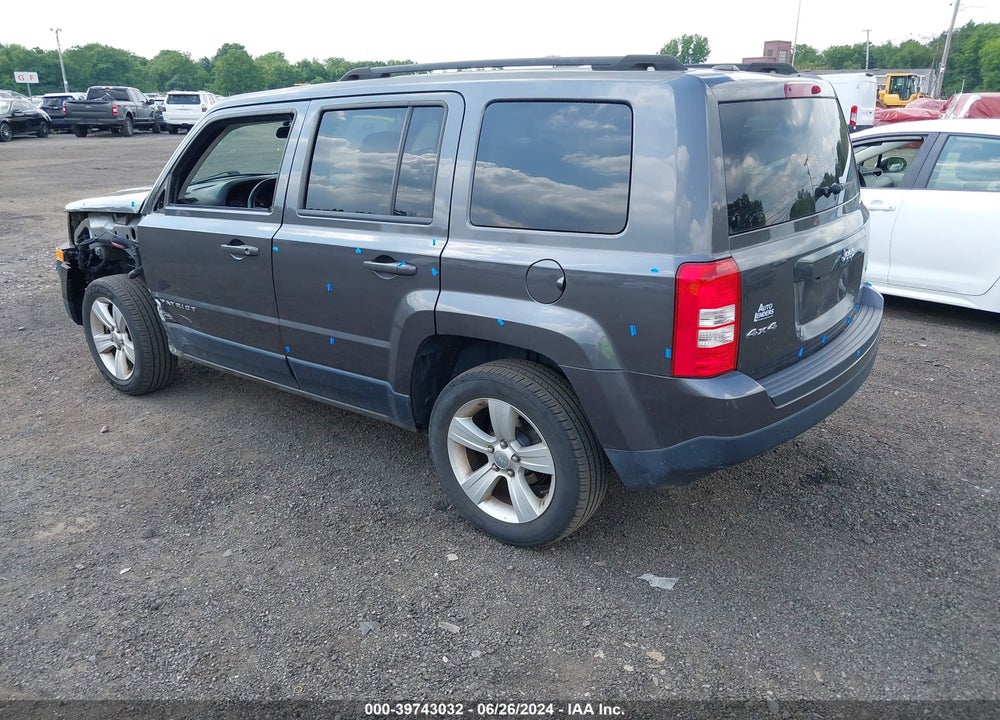 2015 JEEP PATRIOT LATITUDE VIN: 1C4NJRFB8FD258204