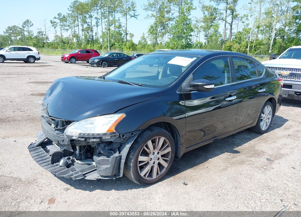 2013 NISSAN SENTRA SL VIN: 3N1AB7APXDL735731