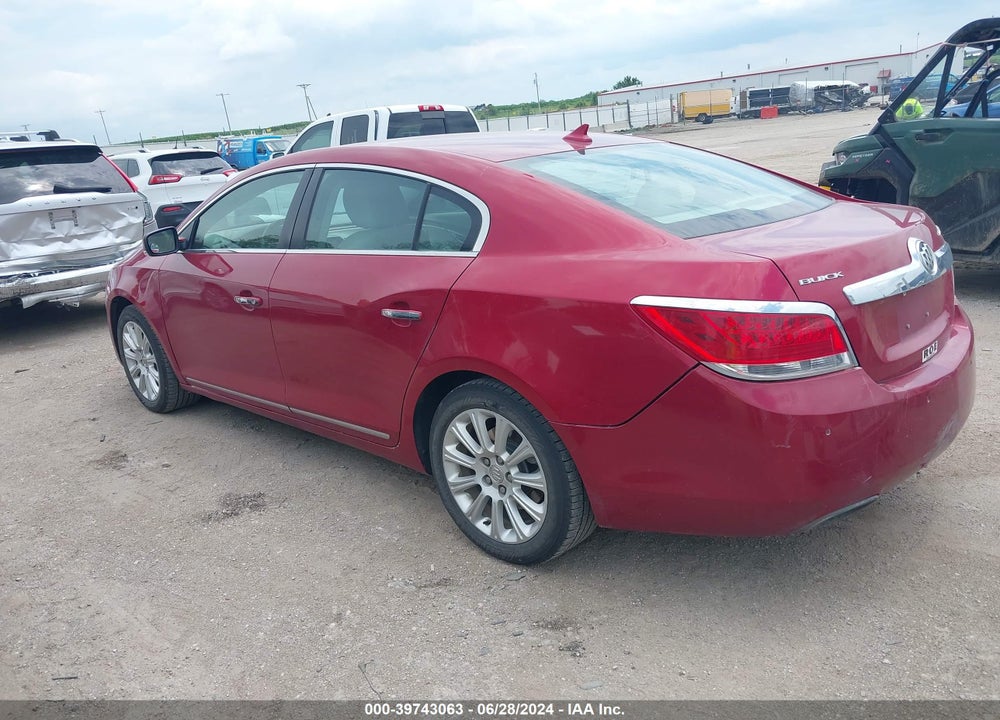 2013 BUICK LACROSSE LEATHER GROUP VIN: 1G4GC5E33DF302127