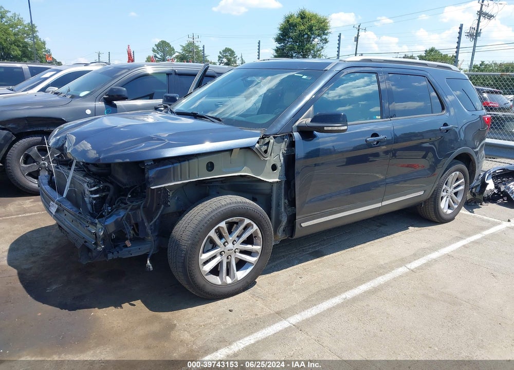 2017 FORD EXPLORER XLT VIN: 1FM5K7D87HGE32723