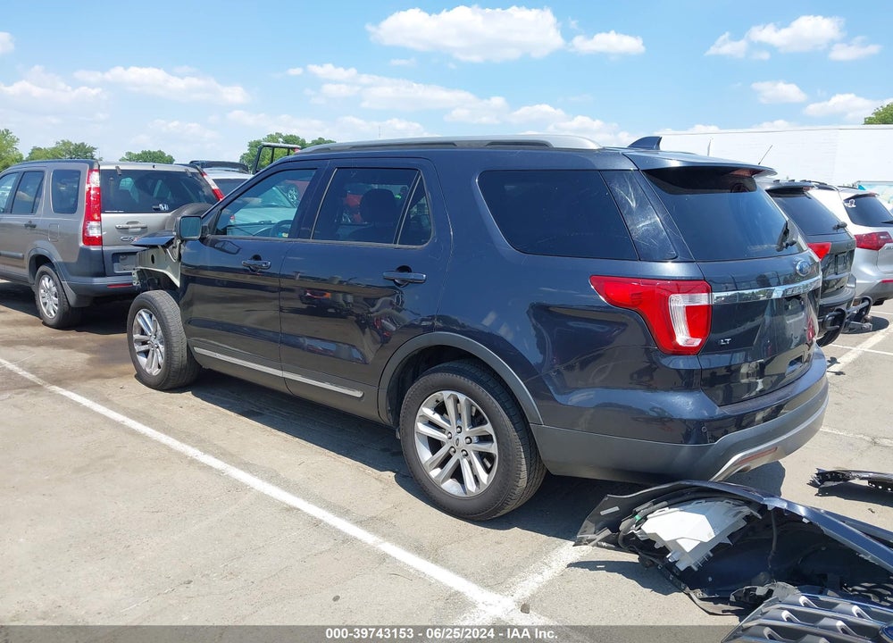 2017 FORD EXPLORER XLT VIN: 1FM5K7D87HGE32723