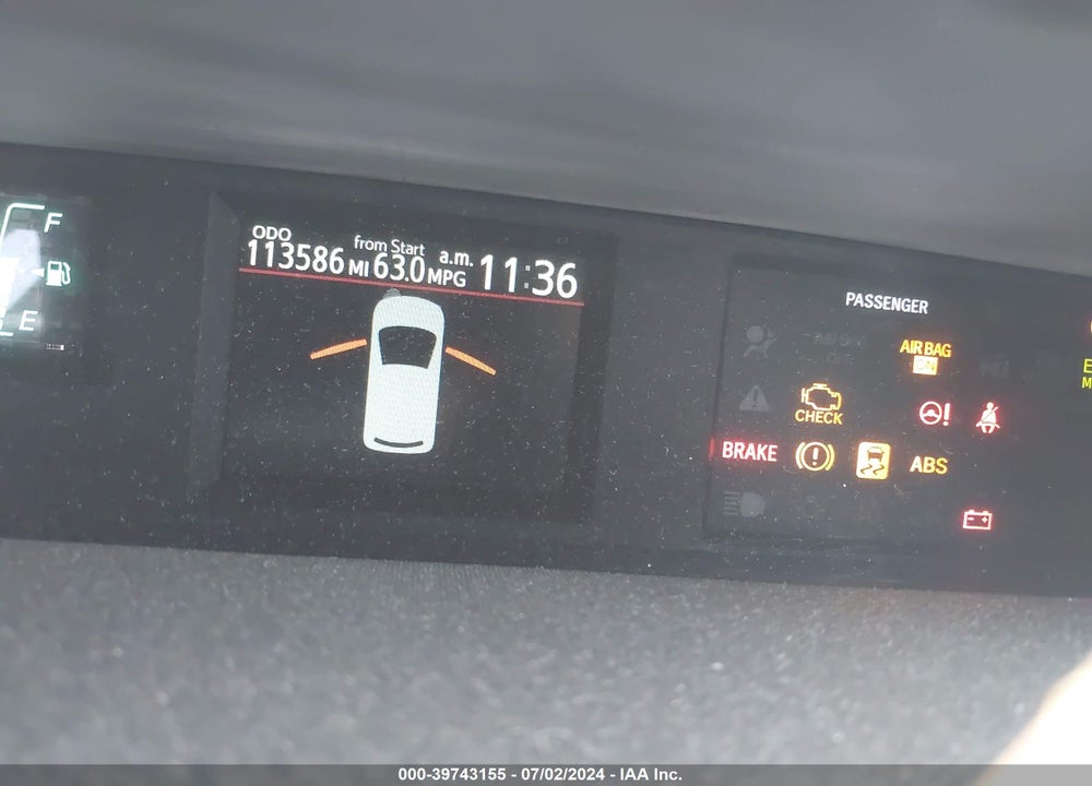 2013 TOYOTA PRIUS C VIN: JTDKDTB39D1548357