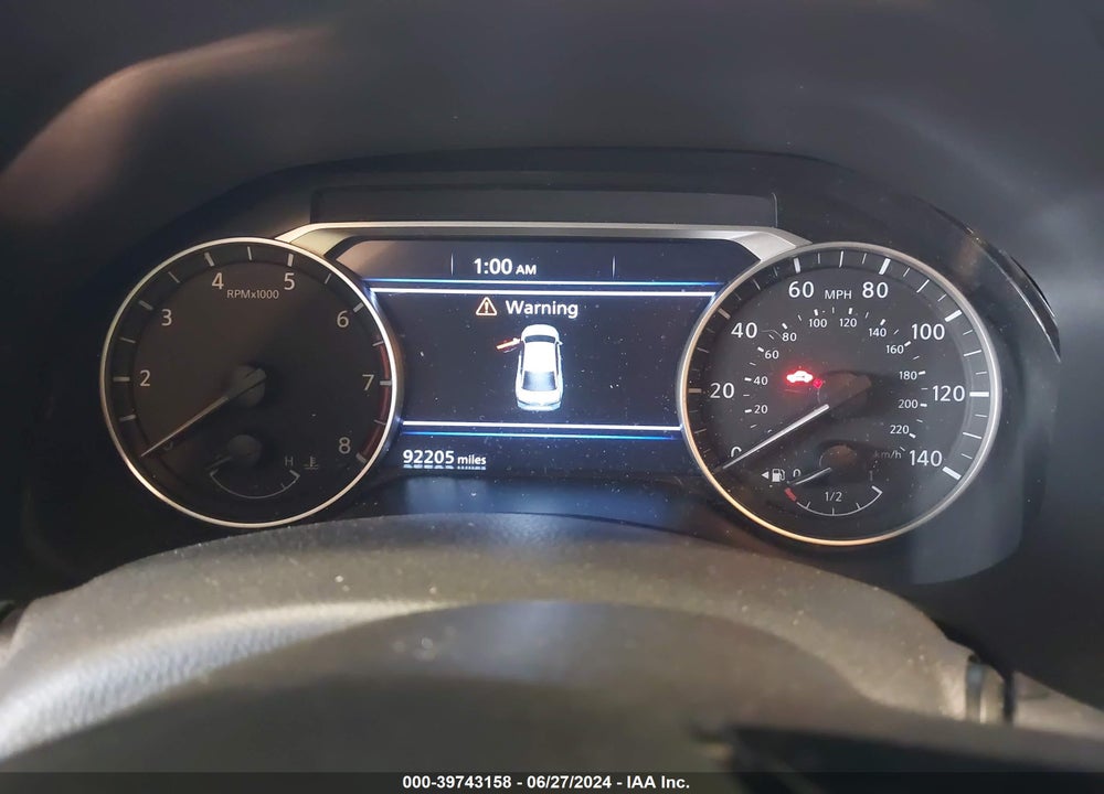 2019 NISSAN ALTIMA 2.5 SR VIN: 1N4BL4CV7KC221438