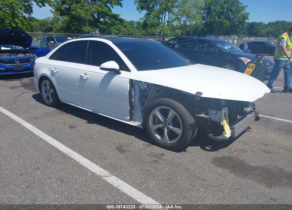 2019 AUDI A4 45 PREMIUM VIN: WAUDNAF46KN019495