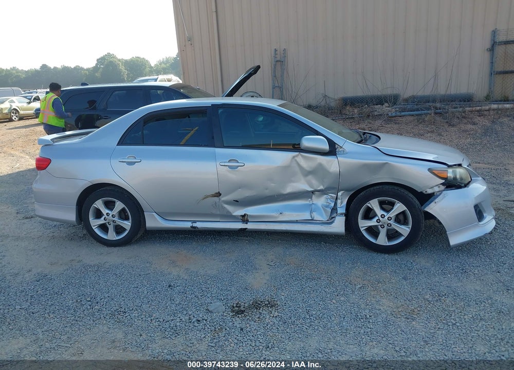 2012 TOYOTA COROLLA S VIN: 2T1BU4EE3CC918196
