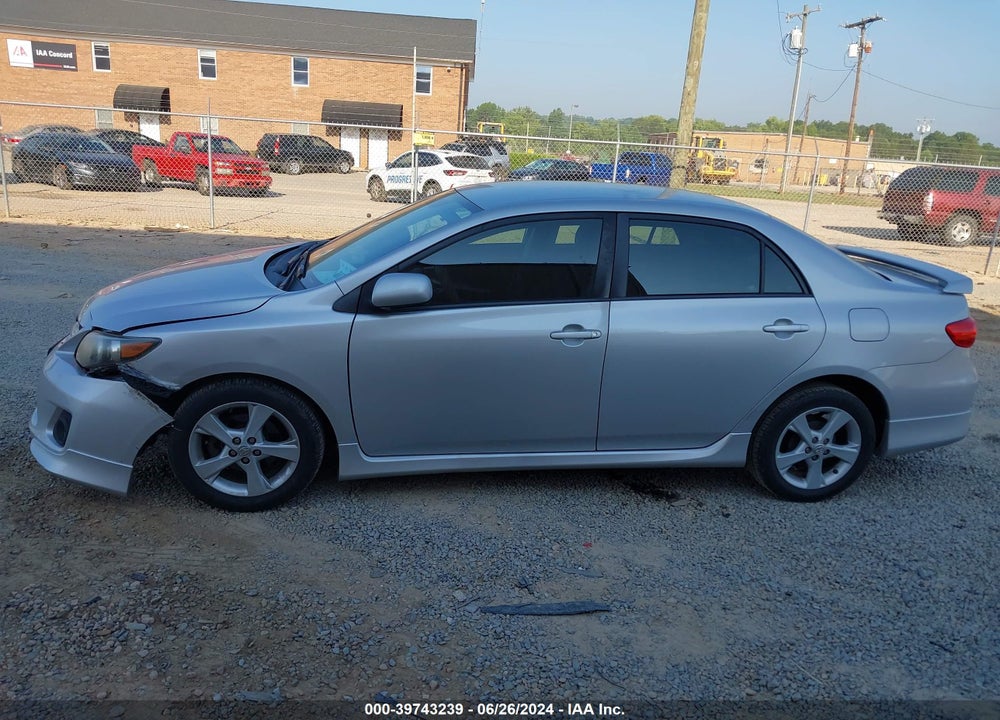 2012 TOYOTA COROLLA S VIN: 2T1BU4EE3CC918196