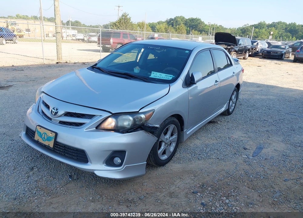 2012 TOYOTA COROLLA S VIN: 2T1BU4EE3CC918196