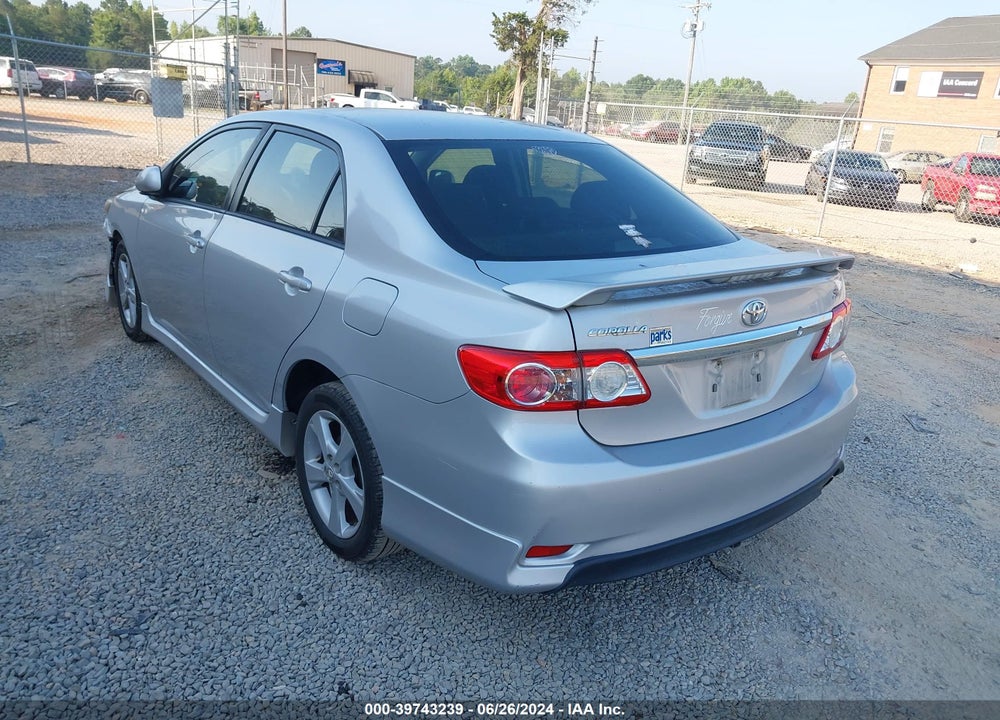 2012 TOYOTA COROLLA S VIN: 2T1BU4EE3CC918196