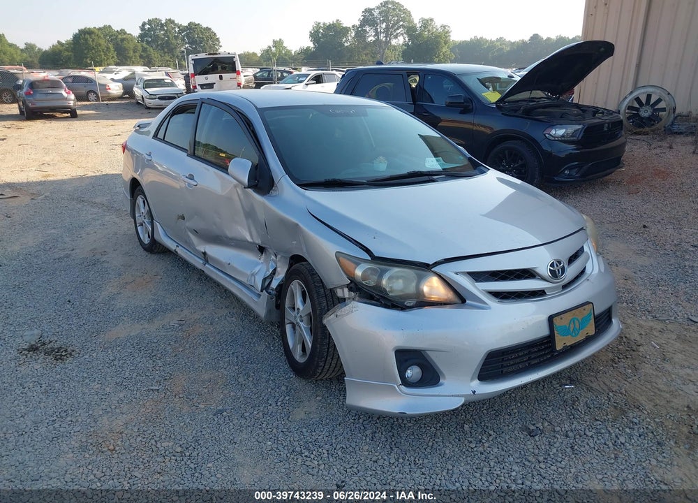 2012 TOYOTA COROLLA S VIN: 2T1BU4EE3CC918196