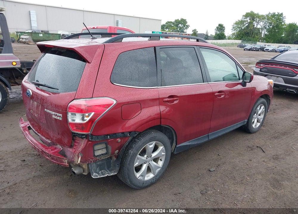 2014 SUBARU FORESTER 2.5I LIMITED VIN: JF2SJAHC6EH476905